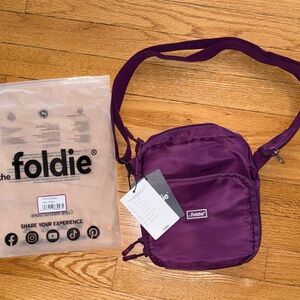 Foldie Purple Crossbody Bag